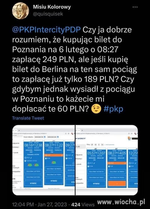 I czego facet