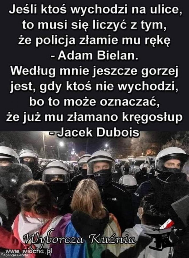 Jak straci immunitet to można mu udowodnić, że wyjście na ulicę grozi oberwaniem w tłusty ryj. 