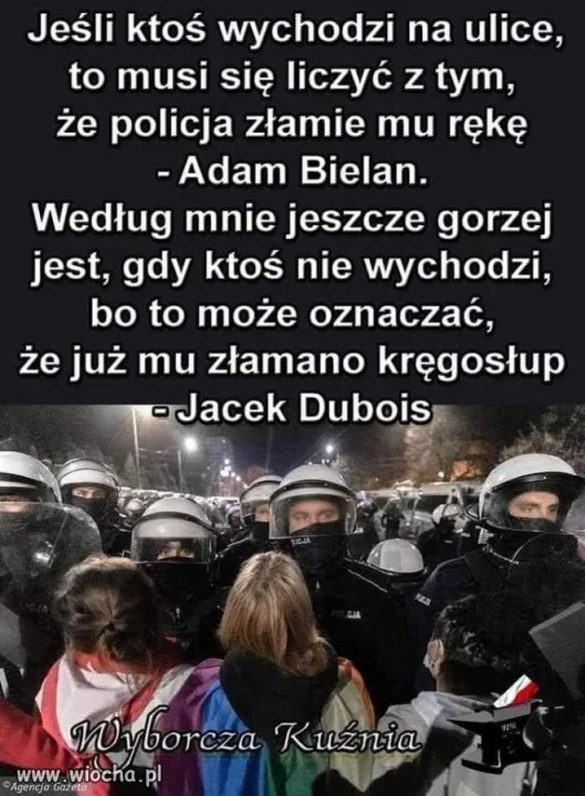 Jak straci immunitet to można mu udowodnić, że wyjście na ulicę grozi oberwaniem w tłusty ryj. 