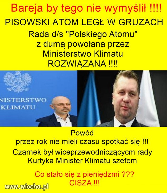 Czarnek i reaktory atomowe...(powinniście się cieszyć)