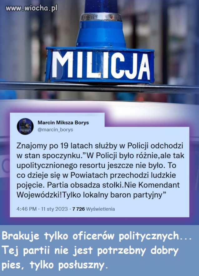 Policjo! Co oni z Tobą zrobili?