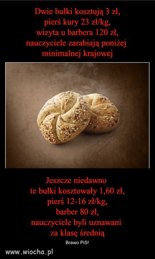 "Dobre Zmiany"rządów PiSu, żeby ludziom żyło się lepiej...