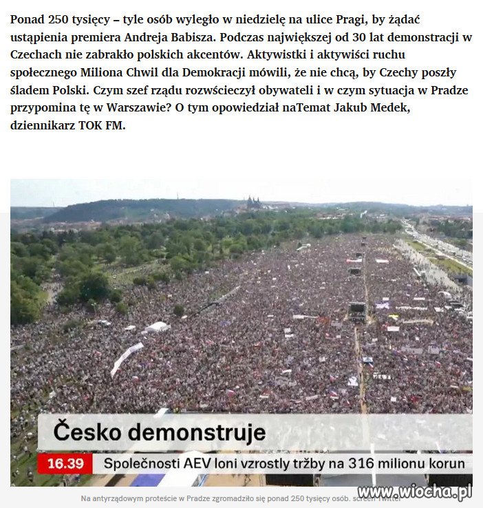 Czesi nie chcą u siebie drugiej Polski.