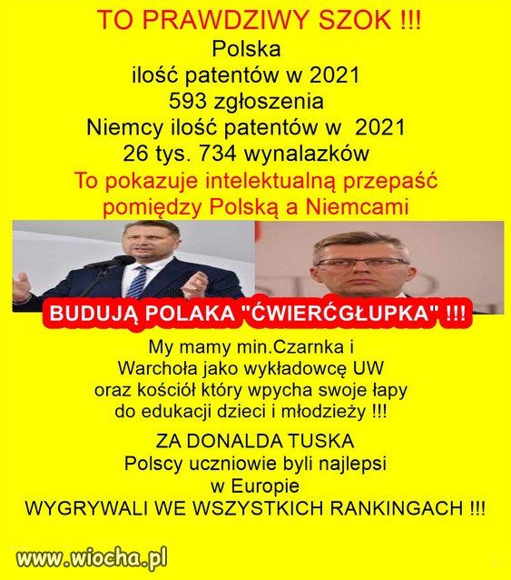 Tylko modlitwa Was wyzwoli, bo na glupote brak lekarstwa...