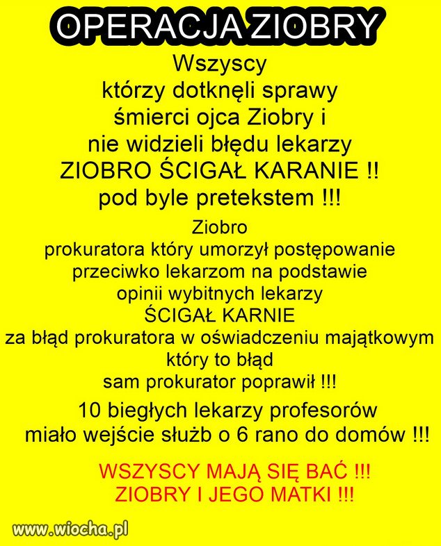 Minister bezprawia i niesprawiedliwości!!!