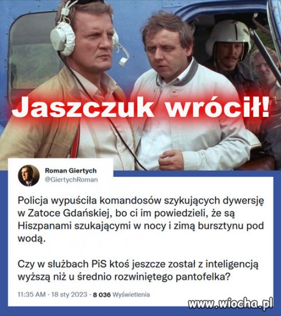 Jaka władza, takie służby...teraz hołota rządzi!