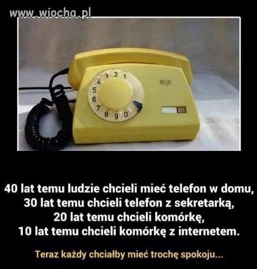 A teraz, nie chce 
