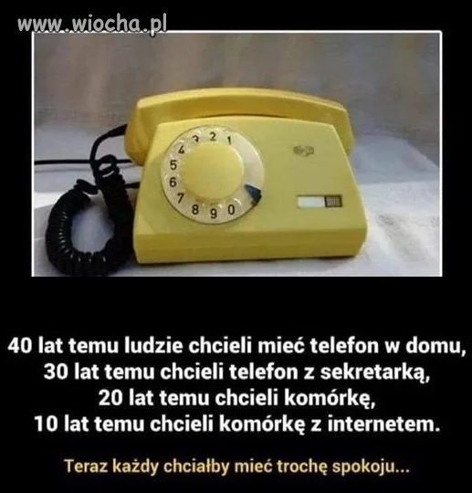 A teraz, nie chce 