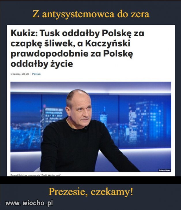 Co on ma na ustach? To chyba nie jest śmietana?