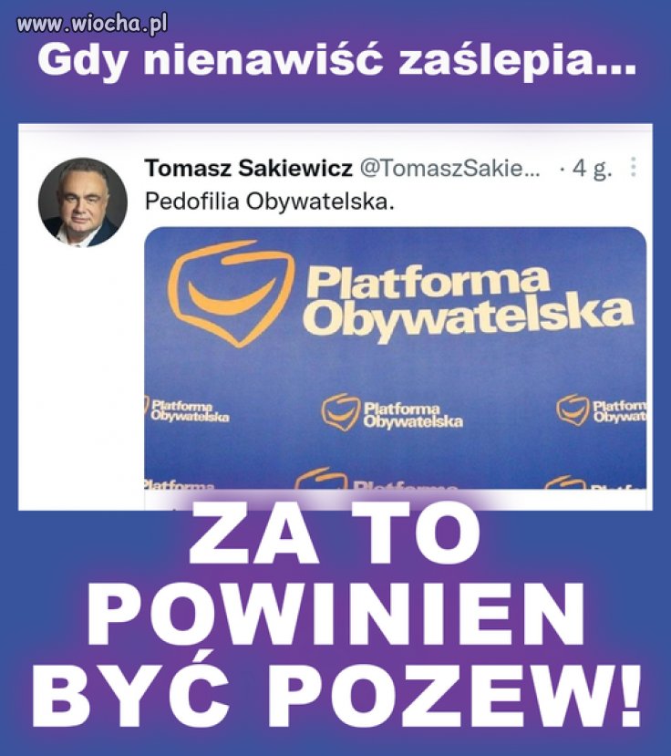 Sakiewicz to dopiero gnida
