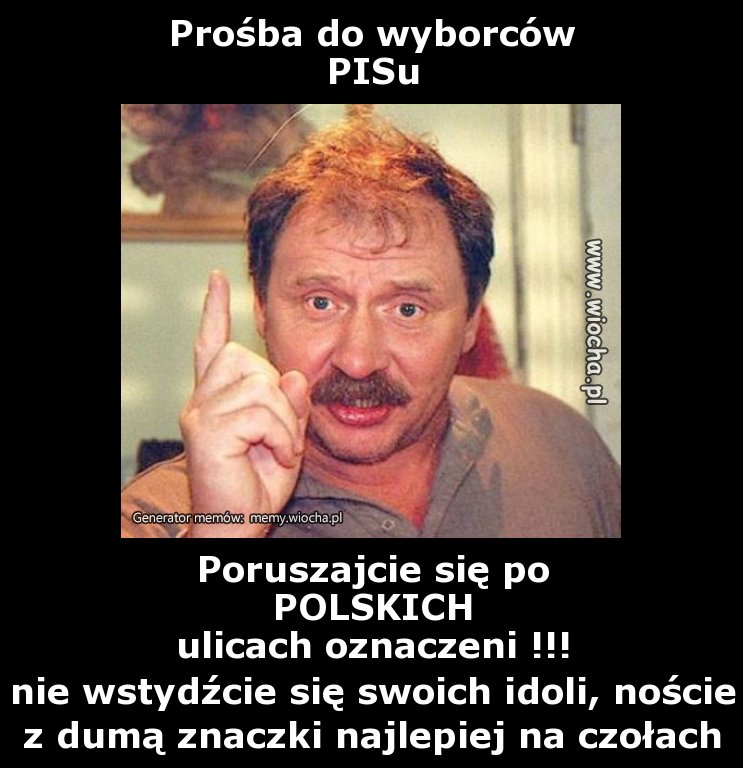 Prośba do wyborców
PISu