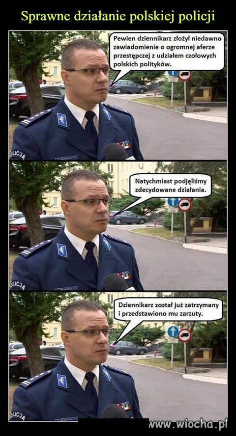 Tak sprawnie dziala milicja Kaczynskiego, w obronie PiSu!