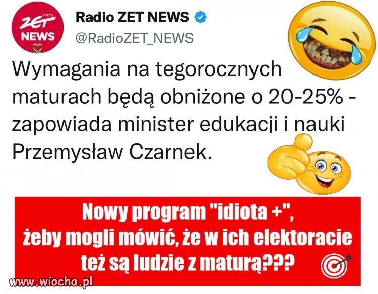 Nowy program ''idiota +'' , żeby mogli mówić,