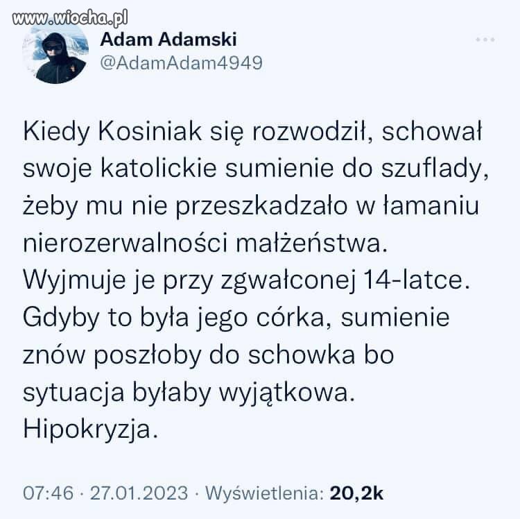 Katolickie sumienie Kosiniaka-Kamysza
