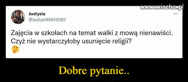 Sarkazm miesiąca! I logiczne spostrzeżenie...