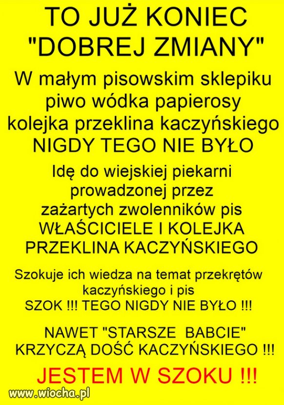 Już nawet zaślepieni propaganda PiSu, odzyskują wzrok!