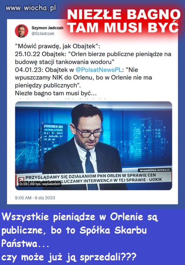 Śmierdzące bagno Nam się ujawnia