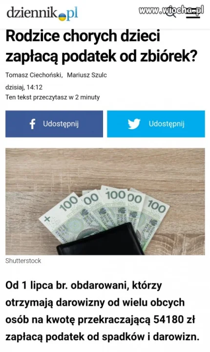 Podatek od zbiórek 