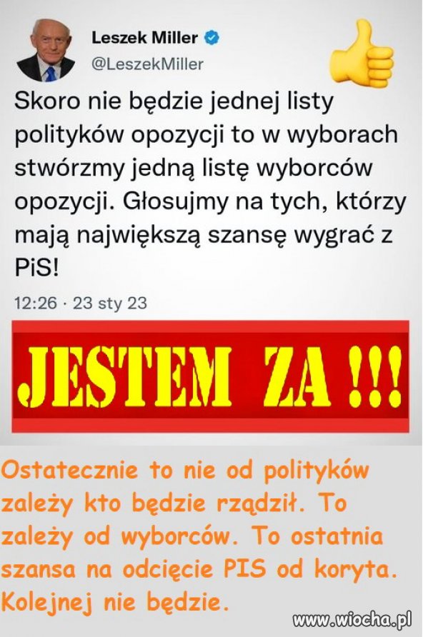 Plan jest taki...