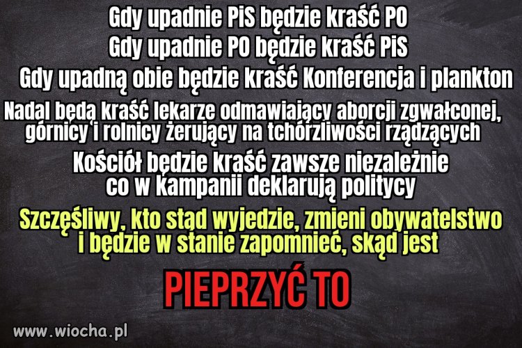 Tylko głupiec lub opłacany troll tego nie widzi 