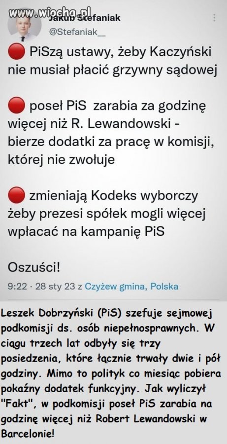 Zwykły dzień z życia elity pisonów