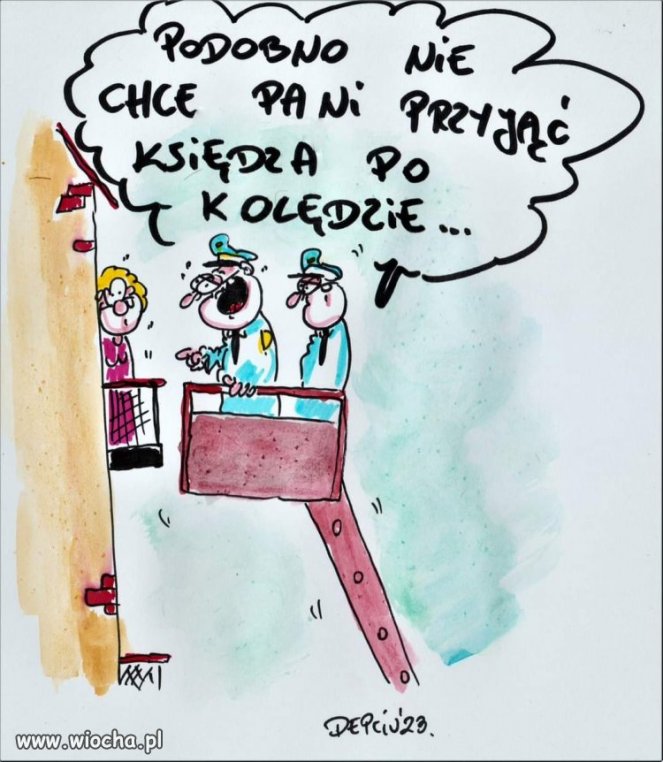Policjant to teraz nie może mieć lęku wysokości...