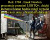 Pryzmat, tęcza ,Izaak Newton