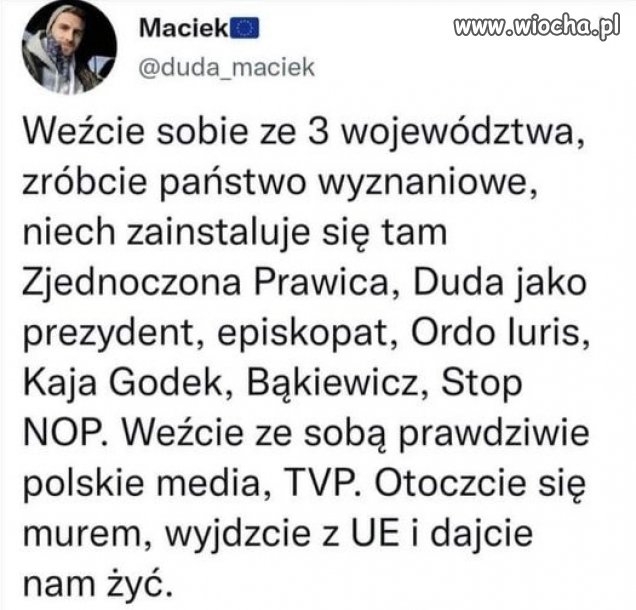 Moze juz czas oddzielic holote PiSu od normalnego narodu?