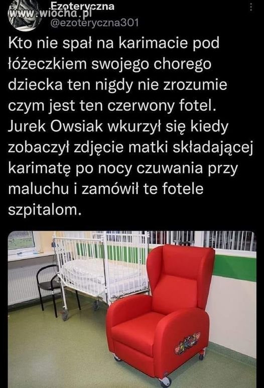 Czerwony fotel