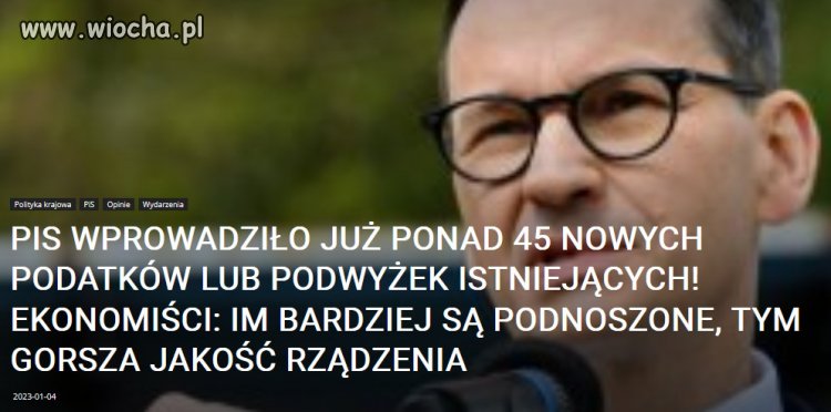 Pamiętacie "Dobre Zmiany" żeby ludziom żyło się lepiej?