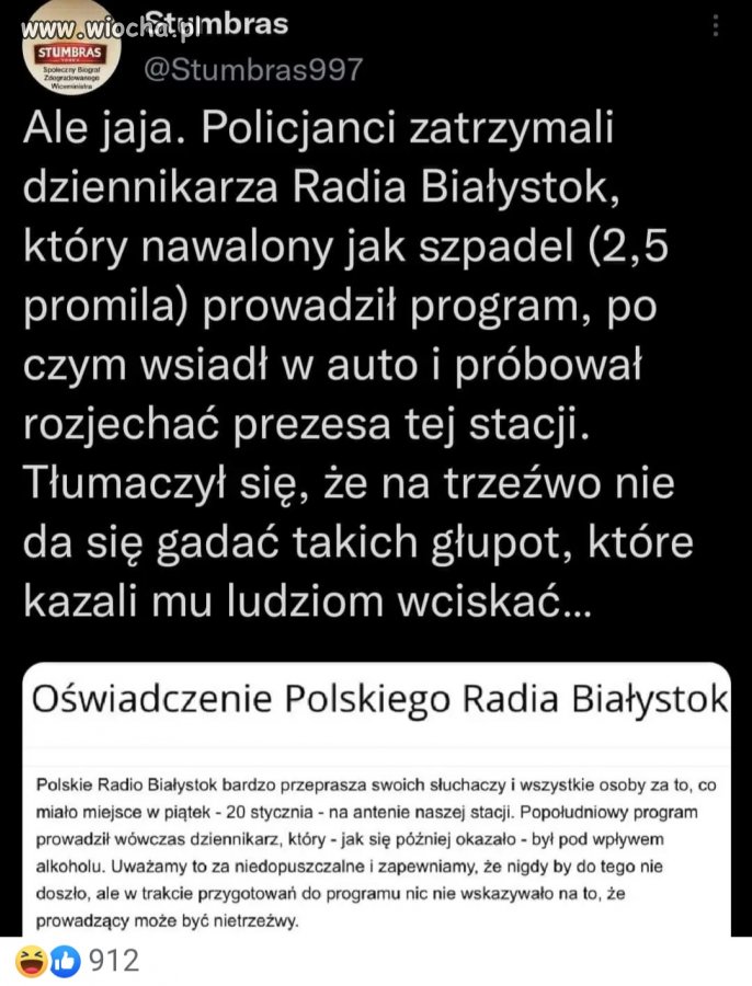 Nie dał rady