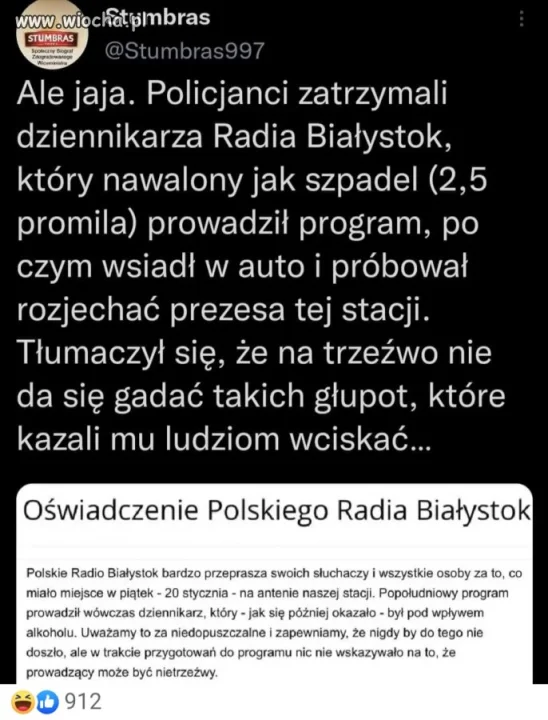 Nie dał rady