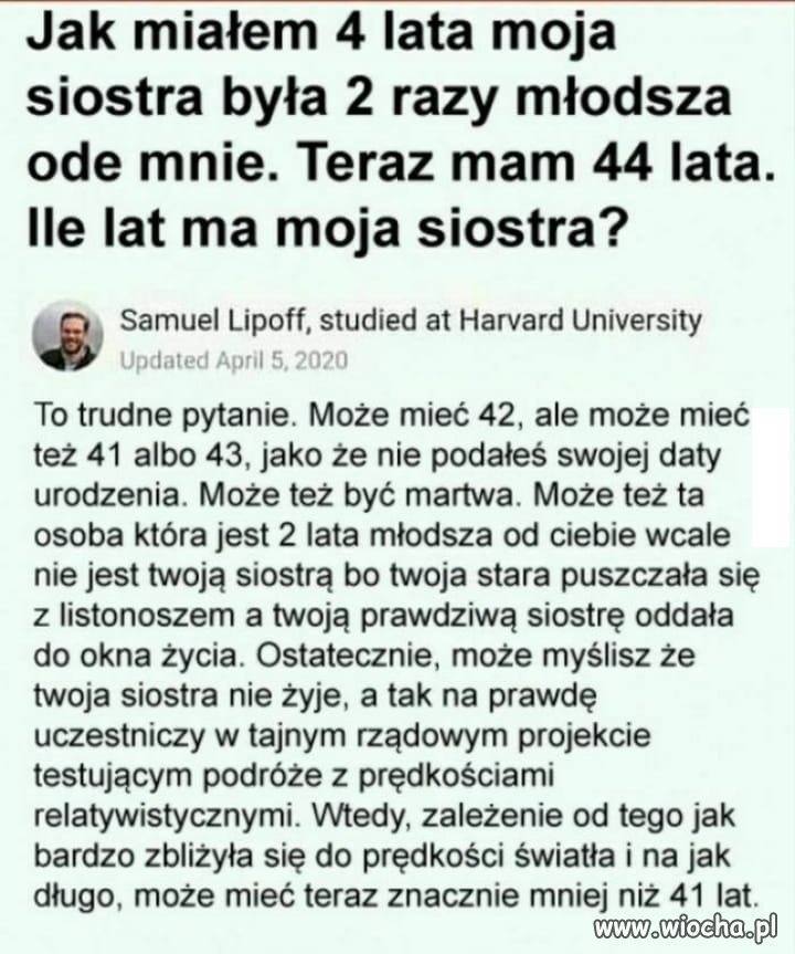 To tylko