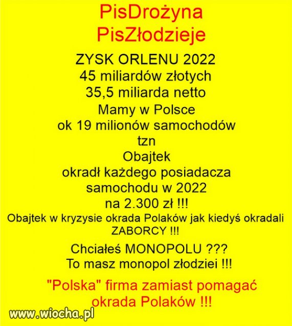 "Będziemy rządzić Polską, jak Obajtek Pcimiem" 