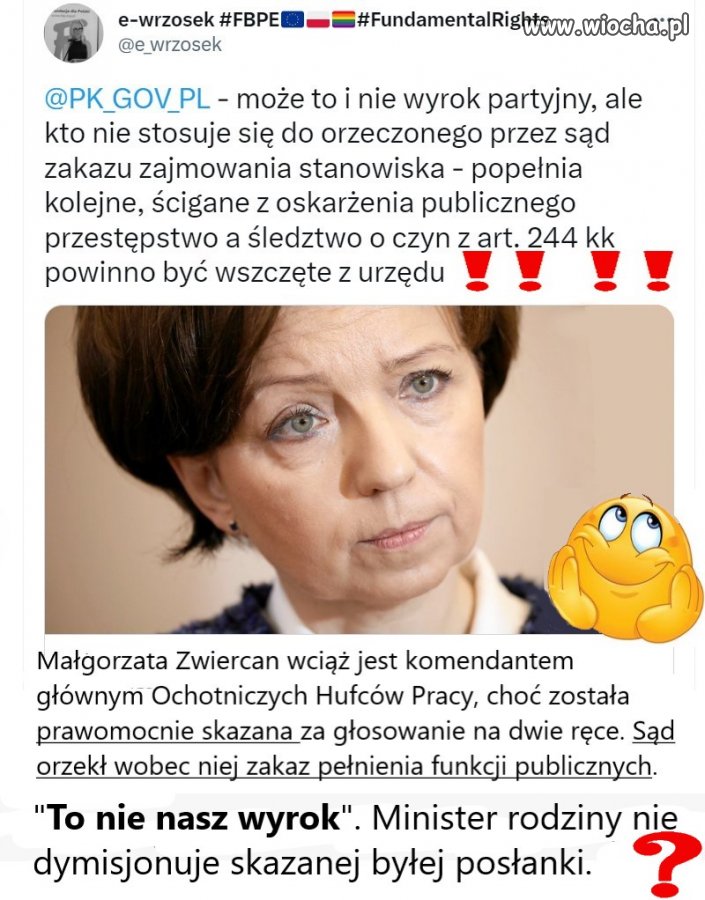 PiS respektuje tylko te wyroki, które są po jego myśli.