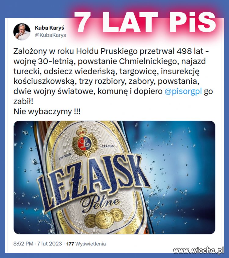 PiS to najgorszy syf w historii świata 