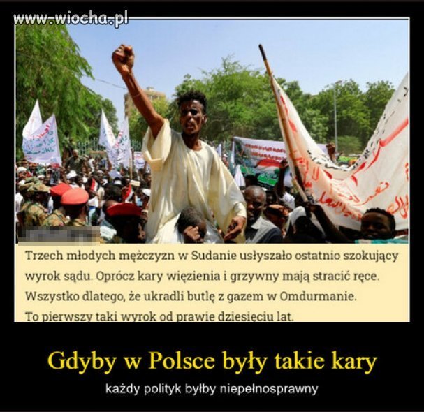 Gdyby w Polsce byly takie kary, nie bylo by PiSu..