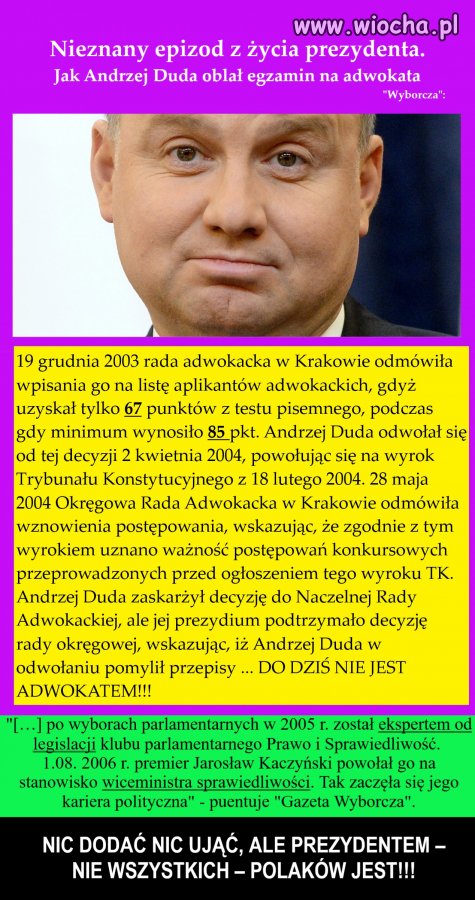 Tego w oficjalnym biogramie nie znajdziecie