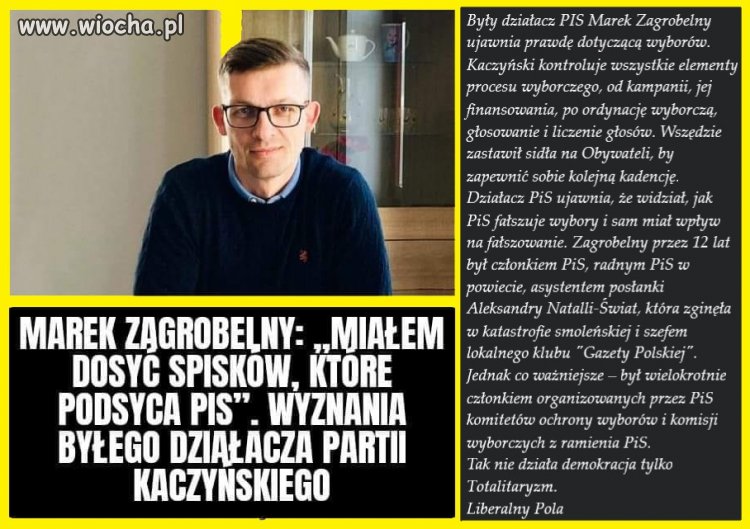 Tak nie działa demokracja tylko Totalitaryzm.