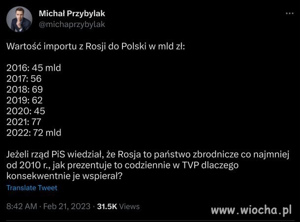Tak pisiory napychają kieszenie Putina 