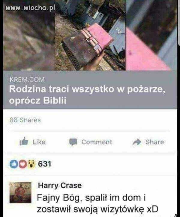 Bóg żartowniś.