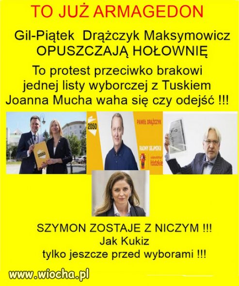 Farbowany lis Hołownia ma problem, zostały mu modlitwy!
