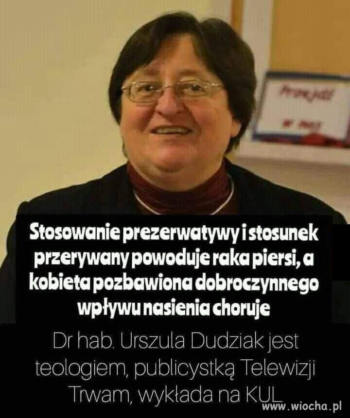 Ona to chyba chora jest przez całe życie