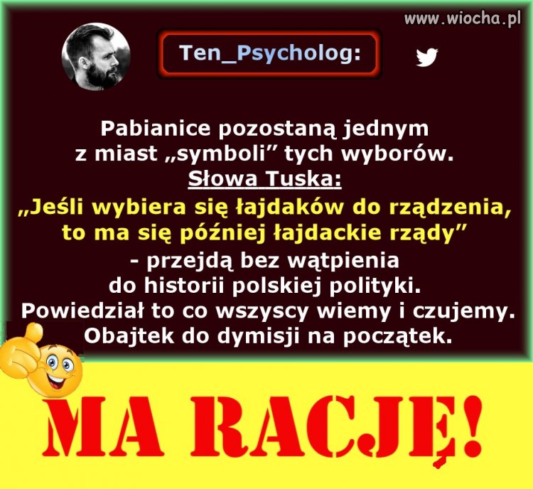 Donald Tusk dzisiaj niczym czołg Abrams