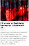 Krwawa ropa jest potężnym problemem dla PiS.