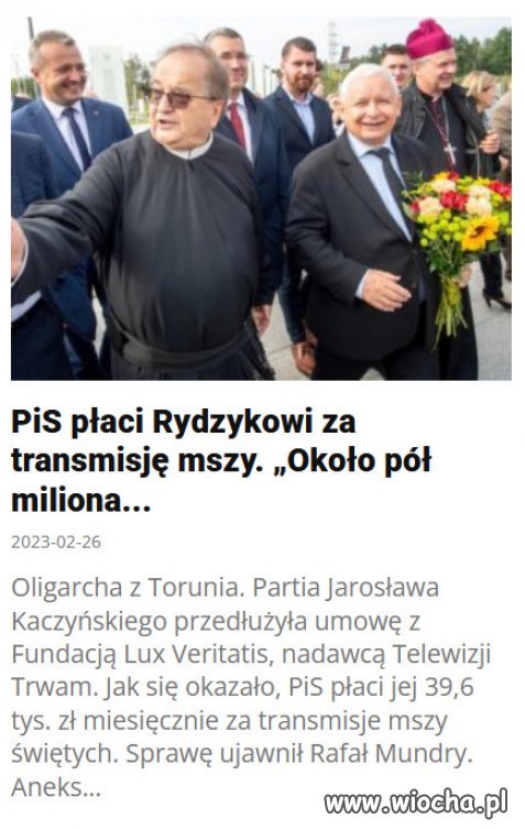 Ogłupianie wiejskiego elektoratu kosztuje...