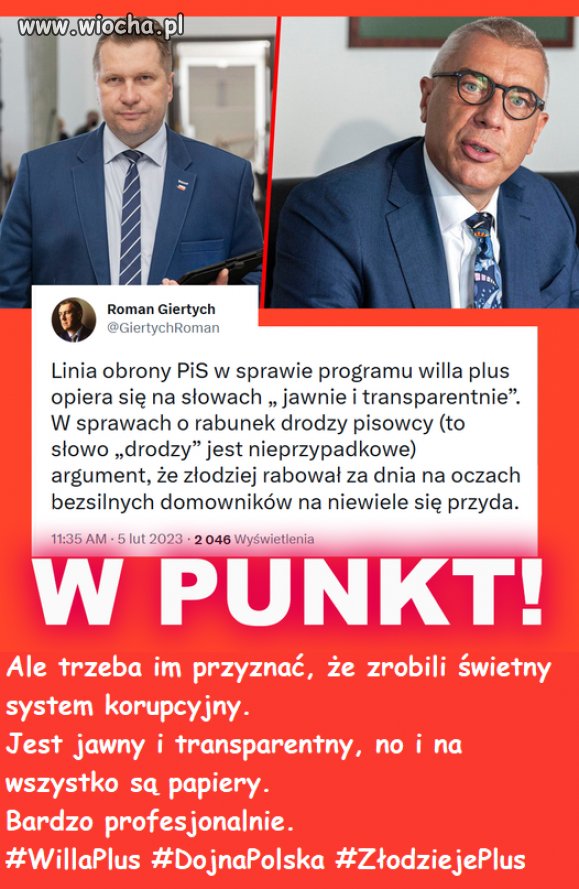 Romek jak zawsze celnie