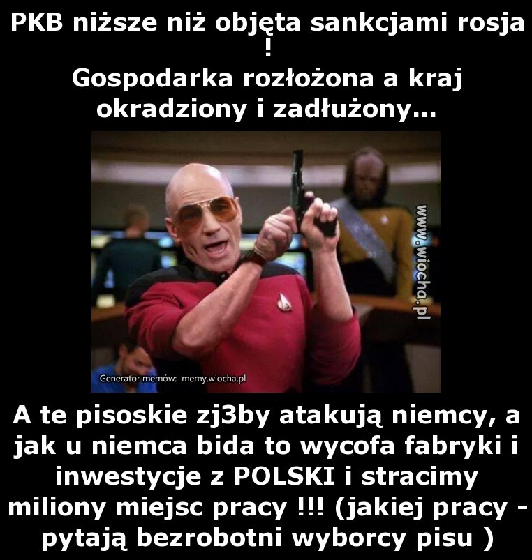PKB niższe niż objęta sankcjami rosja !