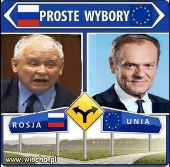 Wybory między cywilizacja i zacofaniem...