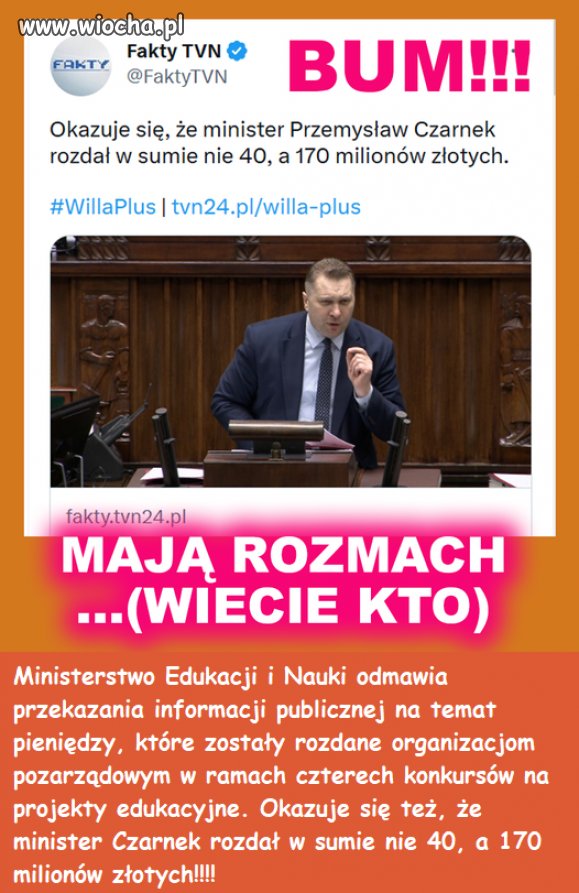 40 czy 170 to bez różnicy dla mafii pisowskiej
